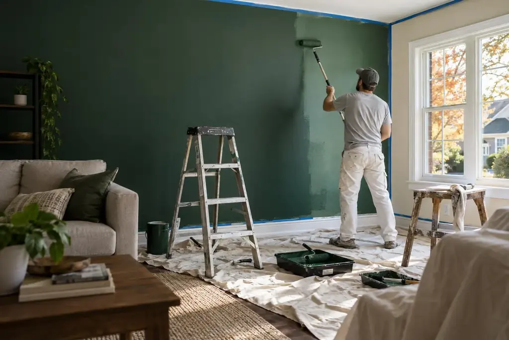 Painters at work