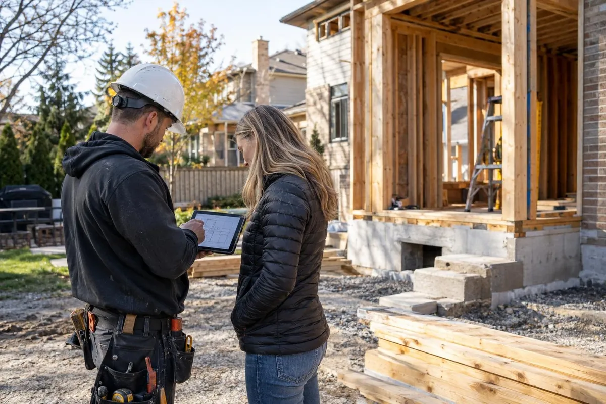 On site: Plans walked through with the owner