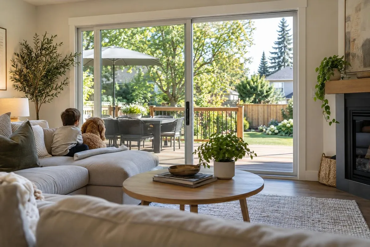 Patio door: More light, easy glide